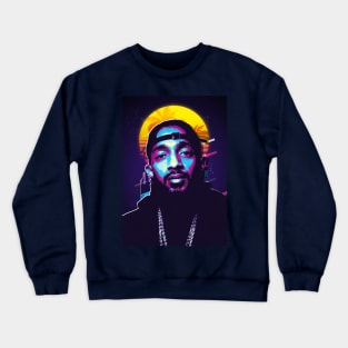 retro 80s nipsey hussle Crewneck Sweatshirt